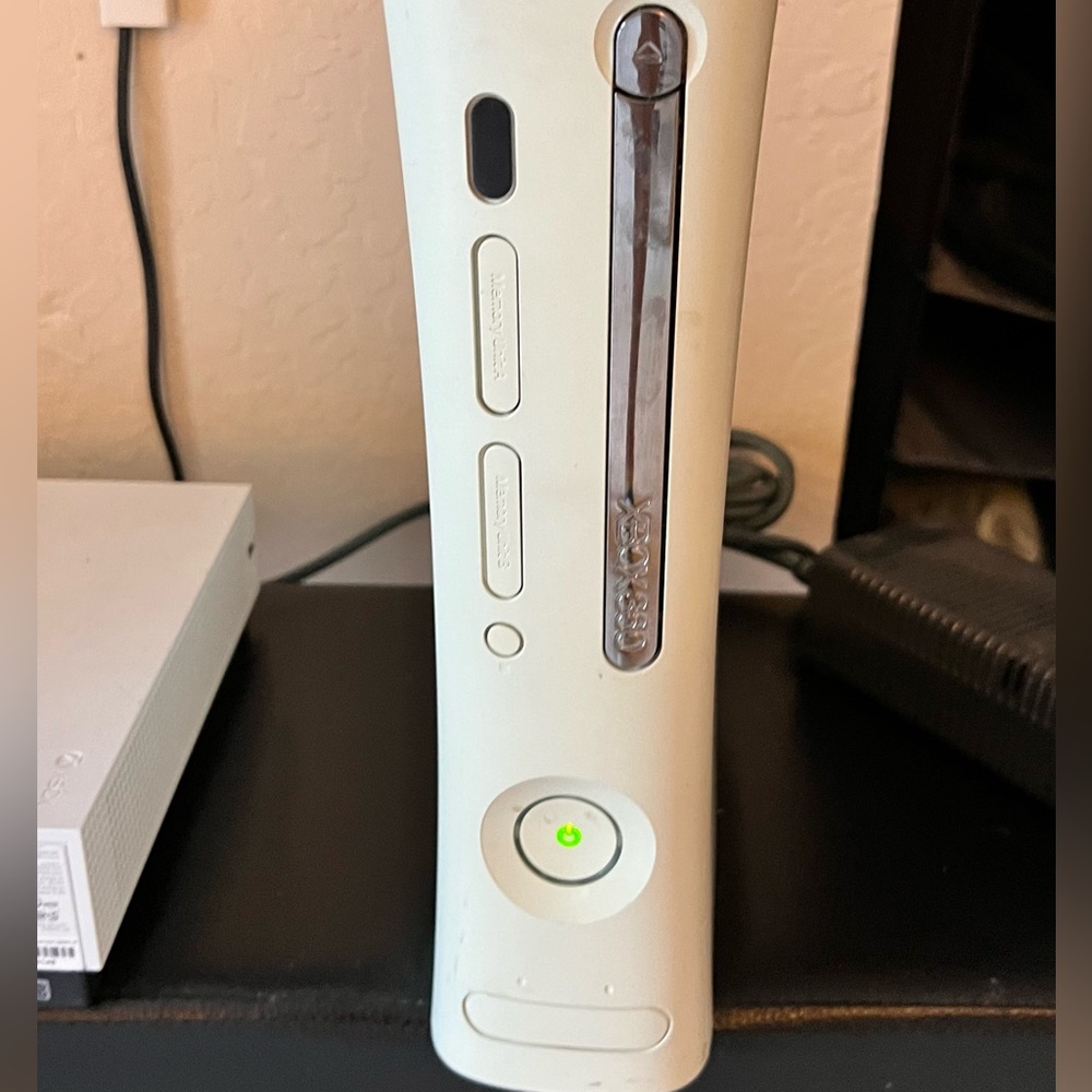 Xbox 360 with 2 controllers